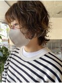 ウルフパーマ。