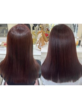 40代からの髪質改善でセット時間が楽になるヘアスタイルをご提案！ぱさつき・うねりを解消する矯正施術