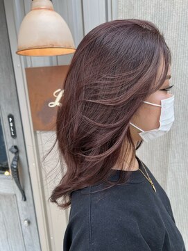 ヘアメイク リヴ(Hair Make Liv) ナチュラルピンクブラウン