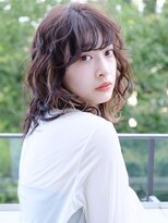 ラレイ ハラジュク(Lalei harajuku)&nbsp;【ささき】ミディアムウルフ/スパイラルパーマ