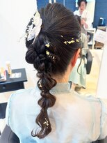 ヴィヴァーチェイルソーレ(VIVACE ilsole)&nbsp;20代30代大人可愛い♪大人まとめ髪ポニーテール編み込み風