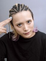 レボル(REVOL) コーンロー風メンズヘアメイク☆メン地下歌舞伎ホスト推し活