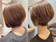 クララ カシハラ(CLALA Kashihara)の写真/【小顔補正カット】が大人気!フォルム重視の巧みなカット技術で、360度どこから見ても美しいスタイルに♪