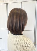 オリーブカラー 透明感 メルティカラー 20代30代 似合わせカット