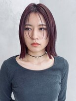 ボブミディアム美髪ショートくびれミディ韓国ヘア_ba544441