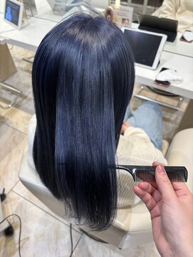 ケンジ 平塚 アネッタ(KENJE annetta) 【ダブルカラー】艶髪ブルーベリー