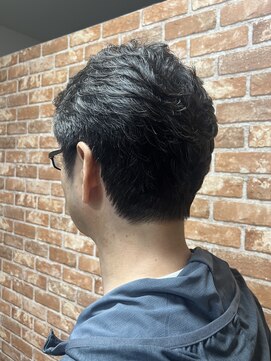 カットスタジオ てるてるぼーず 【バーバーならでは！清潔感漂う大人のセラミックパーマ】