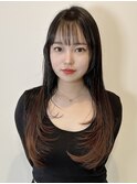 レイヤーカット髪質改善トリートメント前髪カット