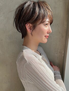 アフロート ルヴア(AFLOAT RUVUA) みねスタイル♪ マッシュショート ボブ 30代 40代 小顔 新宿