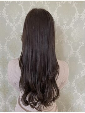 アース オーセンティック アクロスプラザ 与次郎店(EARTH Authentic) 大人可愛いピンクブラウン