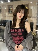 【米澤りあちゃん】くびれ巻き ハイレイヤー/ハッシュカット