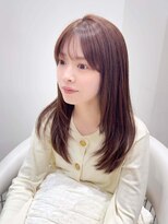 ノエシキカ(noe sikika)&nbsp;ホワイトグレージュ/デジタルパーマ/チェリーブラウン/栄l46