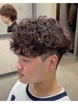 スイッチ(men's SWITCH)&nbsp;大分スペインカールメンズパーマ刈り上げレイヤーショート