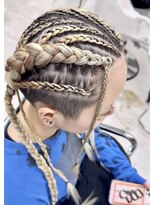 ヘアー ワーク ショップ タイムレス(HAIR WORK SHOP TIMELESS)&nbsp;デザインコーンロウ