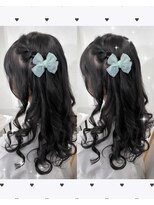 ヘアセット専門店 ナゴミ 池袋店(nagomi)&nbsp;ねじりツイン