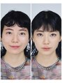 アガール&nbsp;黄金比メイク ビフォーアフター