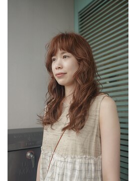 オルティ(OLTI) 《OLTI》オレンジベージュ×ランダムカール