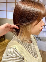 アカラ(acala)&nbsp;インナーカラーボブ【イルミナカラー/縮毛矯正/髪質改善】