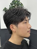 ログ(LOG)&nbsp;メンズショート　高松フェザーパーマ