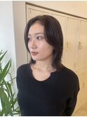 【透明感】20代30代/オリーブグリーン/ヘーゼル/ベージュ