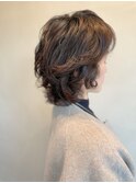 【Lateliercontent MIHO】40代50代60代ウルフレイヤーパーマ