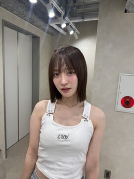 サンドレオ 新宿店(sand Leo) 結べるあご下3センチボブ