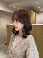 ケシキ 表参道 原宿(kesiki.) ミディアムレイヤー/顔周りレイヤー/透明感カラー