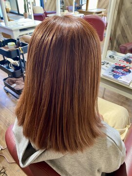 ルネッサンスヘアー ラファエロ(RAFFAELLO) 白髪ぼかしハイライトエドルクオンピンクベージュ明るい白髪染め