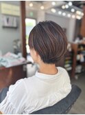 木村法子【毛先軽めのショートヘア】