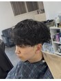 エスフォーメン(es for men) シャドウパーマ強いカール感も柔らかい感じの質感も得意です!