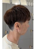 ブリーチなしで叶うオレンジブラウン