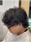 無骨な強めシャドウパーママッシュウルフ◎