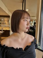 ミラートーク(MIRROR TALK) ボブ×ワンカラーベージュ