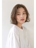 新規【限定】似合わせカット＋明るめ白髪カラー＋艶TR　￥１２９００