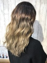 アンク クロス 関内店&nbsp;ブロンドバレイヤージュスタイル　【mifuyu】