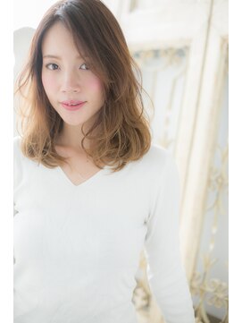 モッズ ヘア 福岡姪浜店(mod's hair) *mod's姪浜*…ヴェールウェーブで小顔セミディa