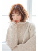 ゆるナチュラル切りっぱなしボブ