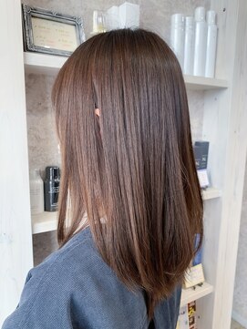 キャアリー(Caary) 福山市美容室Caary人気 梅雨対策!!サラサラストレートヘア