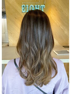 エイト 沖縄豊崎店(EIGHT toyosaki) お客様スナップ モーヴベージュ