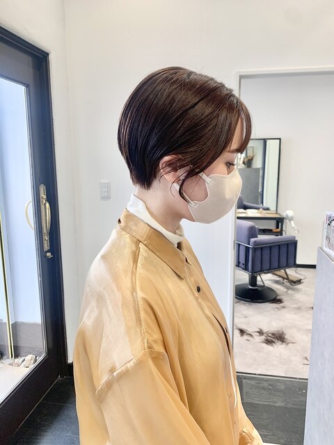 黒髪ロングストレートロブヘア暖色系カラー金髪ボブエギョモリ