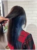 インナーカラー/イヤリングカラー/サファイア/アディクシー/美肌