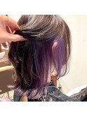 【graphy札幌 金児拓磨】インナーカラー◎ラベンダー