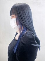 アルバム 銀座(ALBUM GINZA)&nbsp;インナー青_ホワイトグレージュネビージュこなれミディ_ba380601