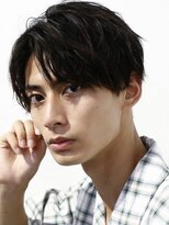 オーシャントーキョー(OCEAN TOKYO)&nbsp;刈り上げツーブロックナチュラル無造作センターパート