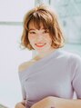 ナチュラルエフ(natural f) ボブスタイルにパーマでカールをだし柔らかい雰囲気に