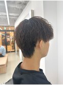 強すぎないツイスパ　メンズカット　ツイストスパイラルパーマ