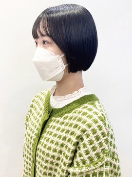 モリオフロムロンドン 松戸店(Morio from London) 【松戸 石山】黒髪コンパクトミニボブぷつっとボブ