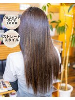 ヘアーメイク ダンス(hair make DANCE) プルエクステダイヤ１００本ストレートも馴染みます！