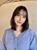 【高橋弥生】ミディアム　レイヤー　シースルーバング