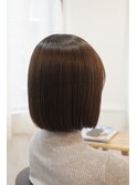 【20代 カット イノアカラー 水素トリートメント】ボブスタイル